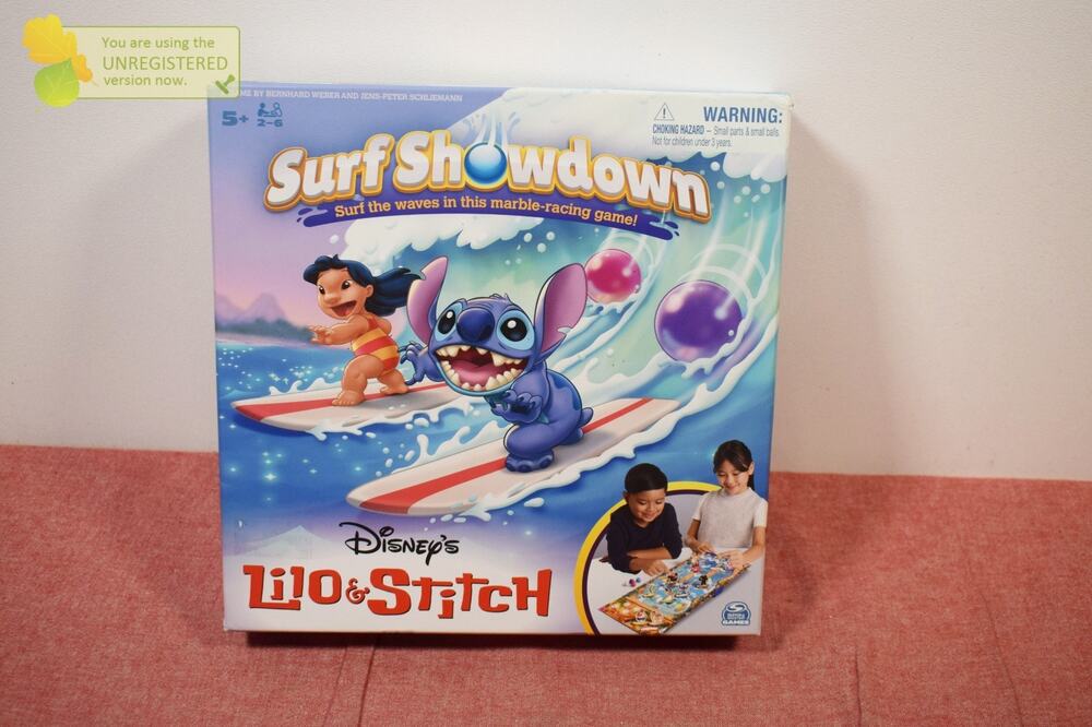 Spin Master Games Disney’s Lilo & Stitch Surf Showdown Marble Game